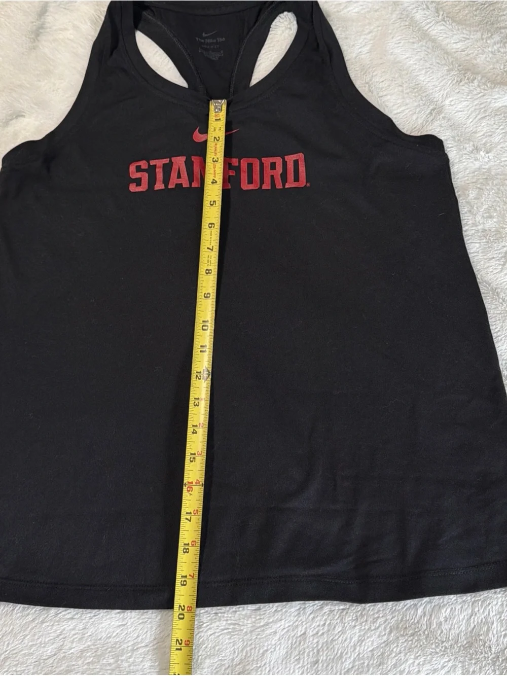 Nike Dri-Fit Stanford Black Tank top Racerback Women’s Large